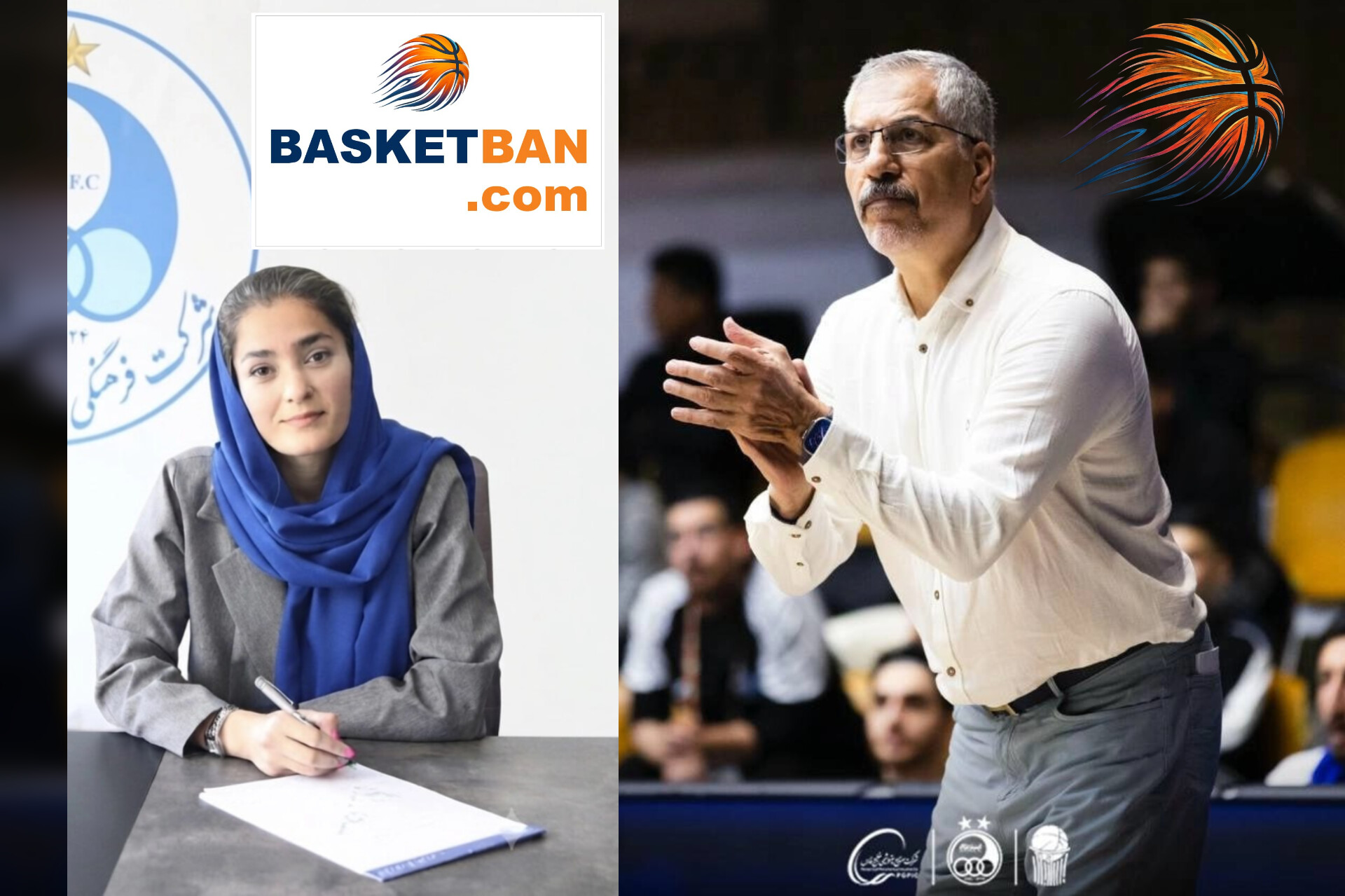 شاهین طبع و بیک‌لیک‌لی بر روی نیمکت استقلال